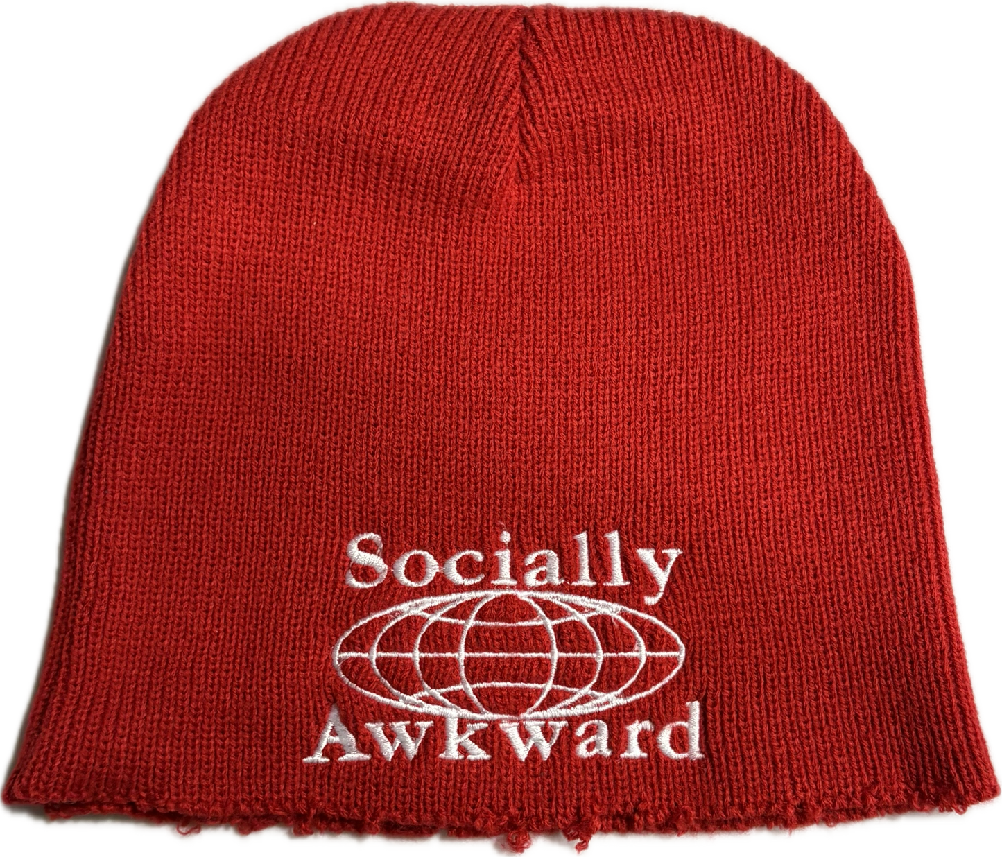 Socially Awkward “New World Order” Beanie (Red)